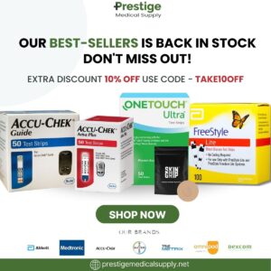 Medical supply best-sellers promo ad – Accu-Chek, OneTouch, FreeStyle