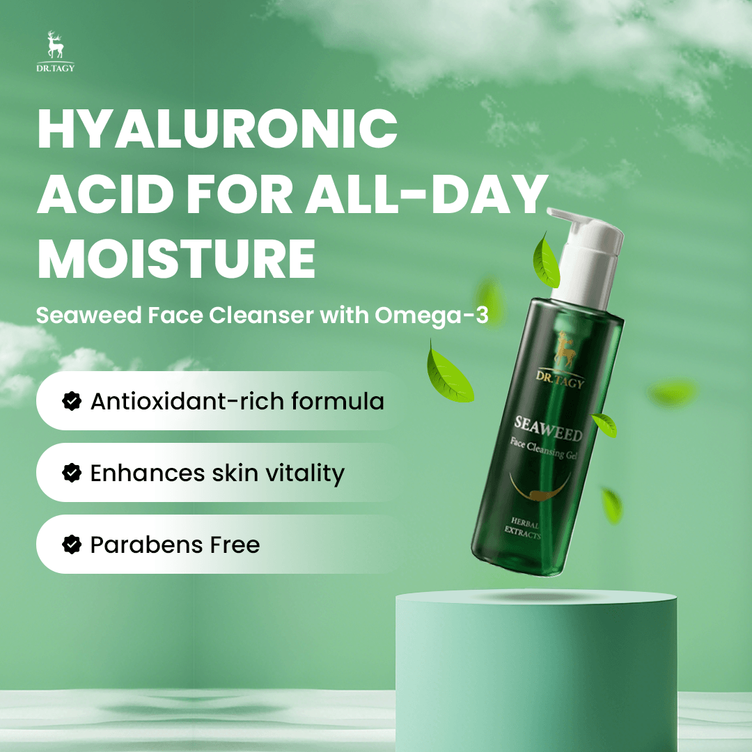 Seaweed hyaluronic face cleanser