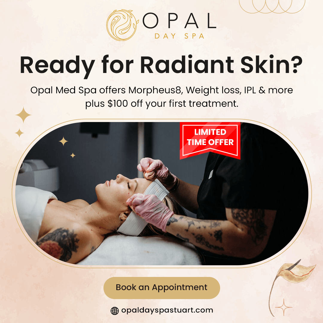 Woman receiving facial treatment
