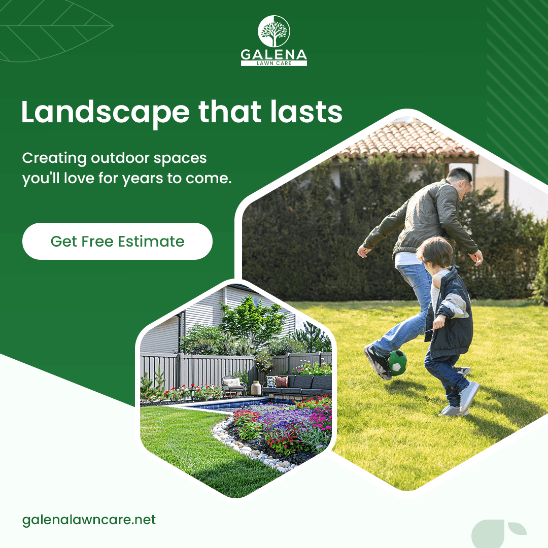 Family playing on lawn