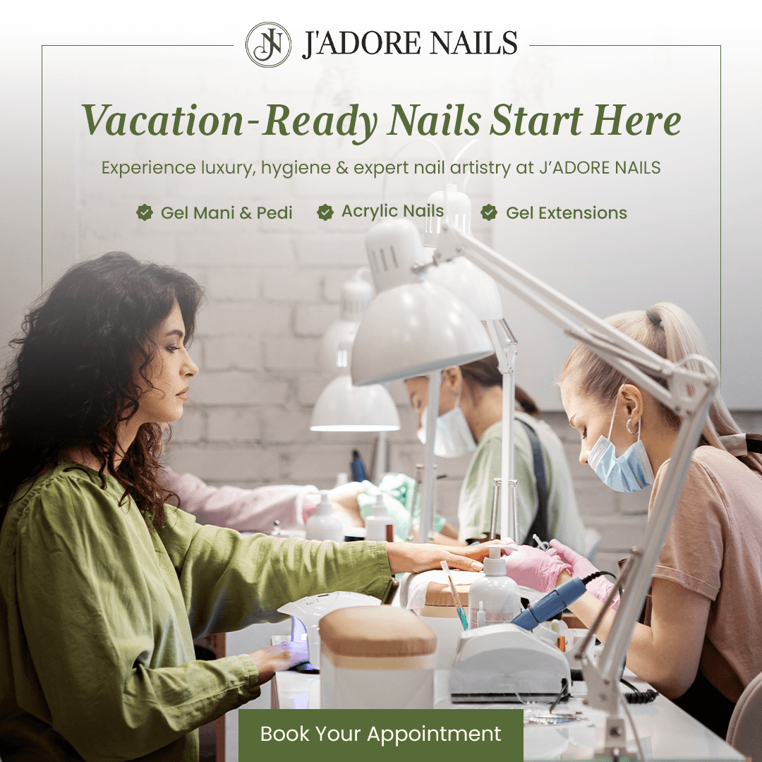 Nail technicians at work