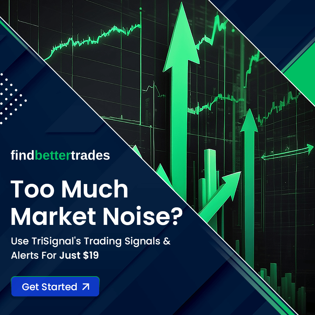 Green stock market arrows