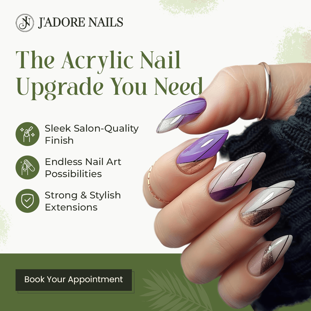 Acrylic nail extensions ad