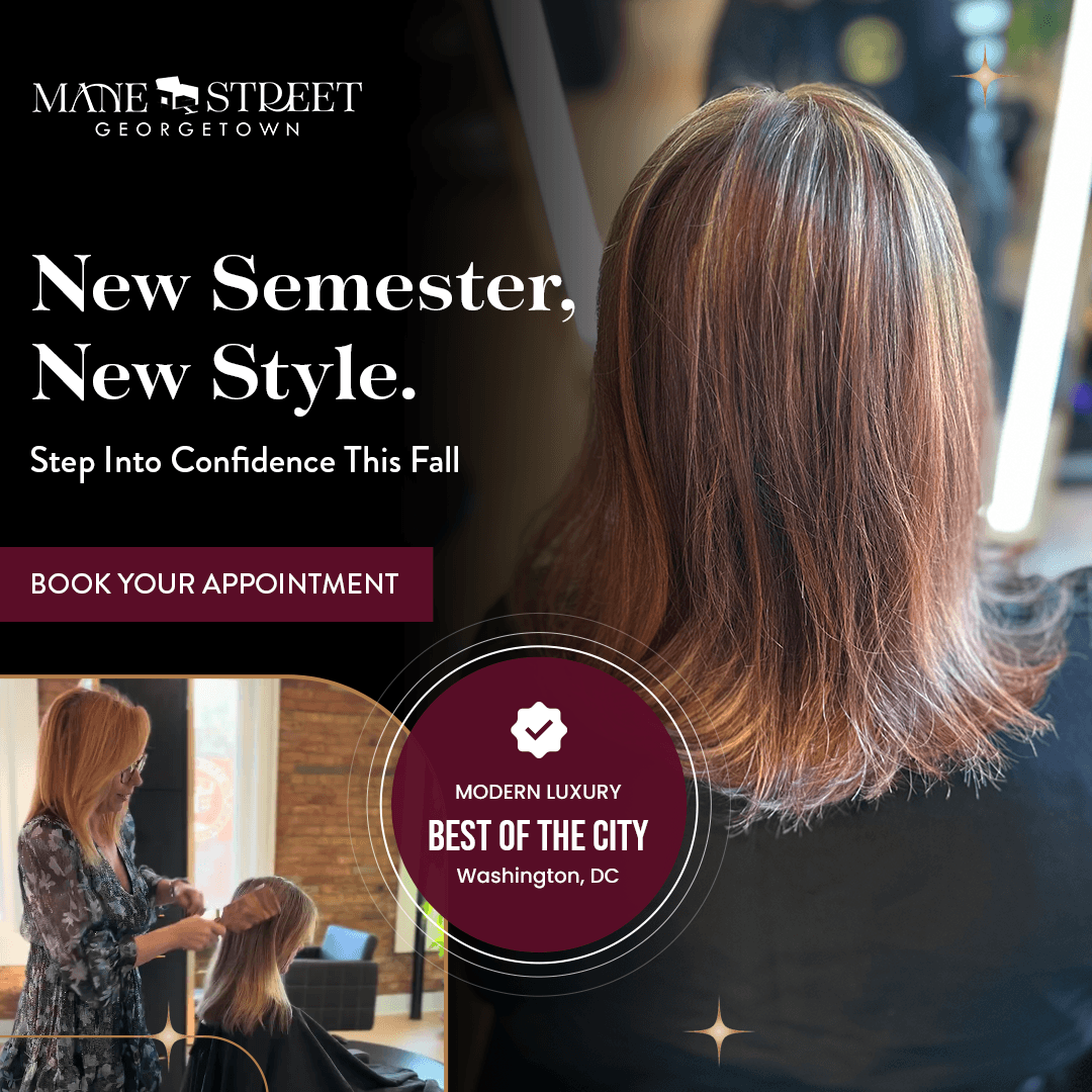 Stylist cutting client hair