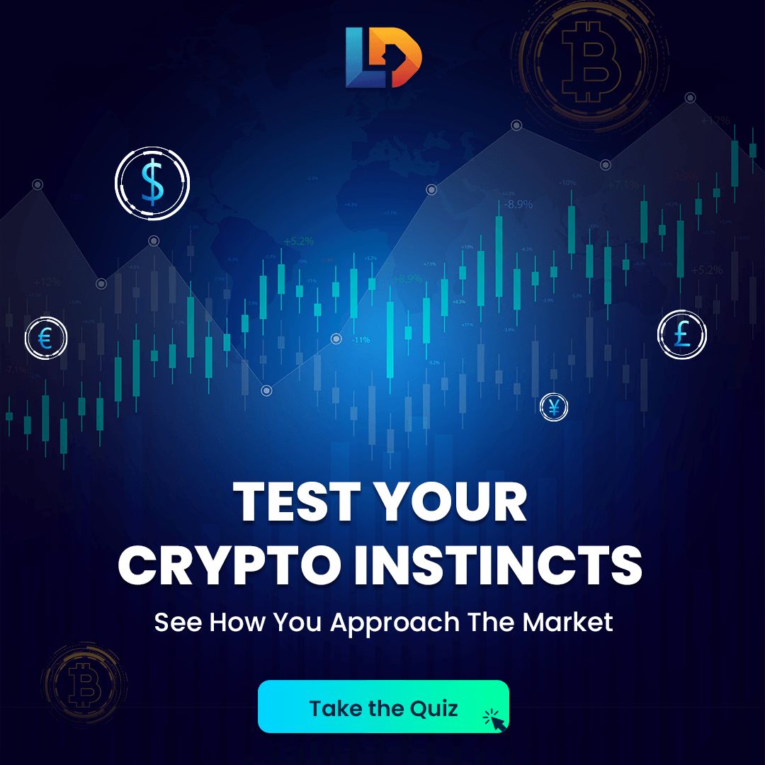 Crypto market chart background
