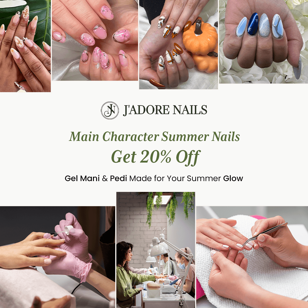 Summer nail designs collage