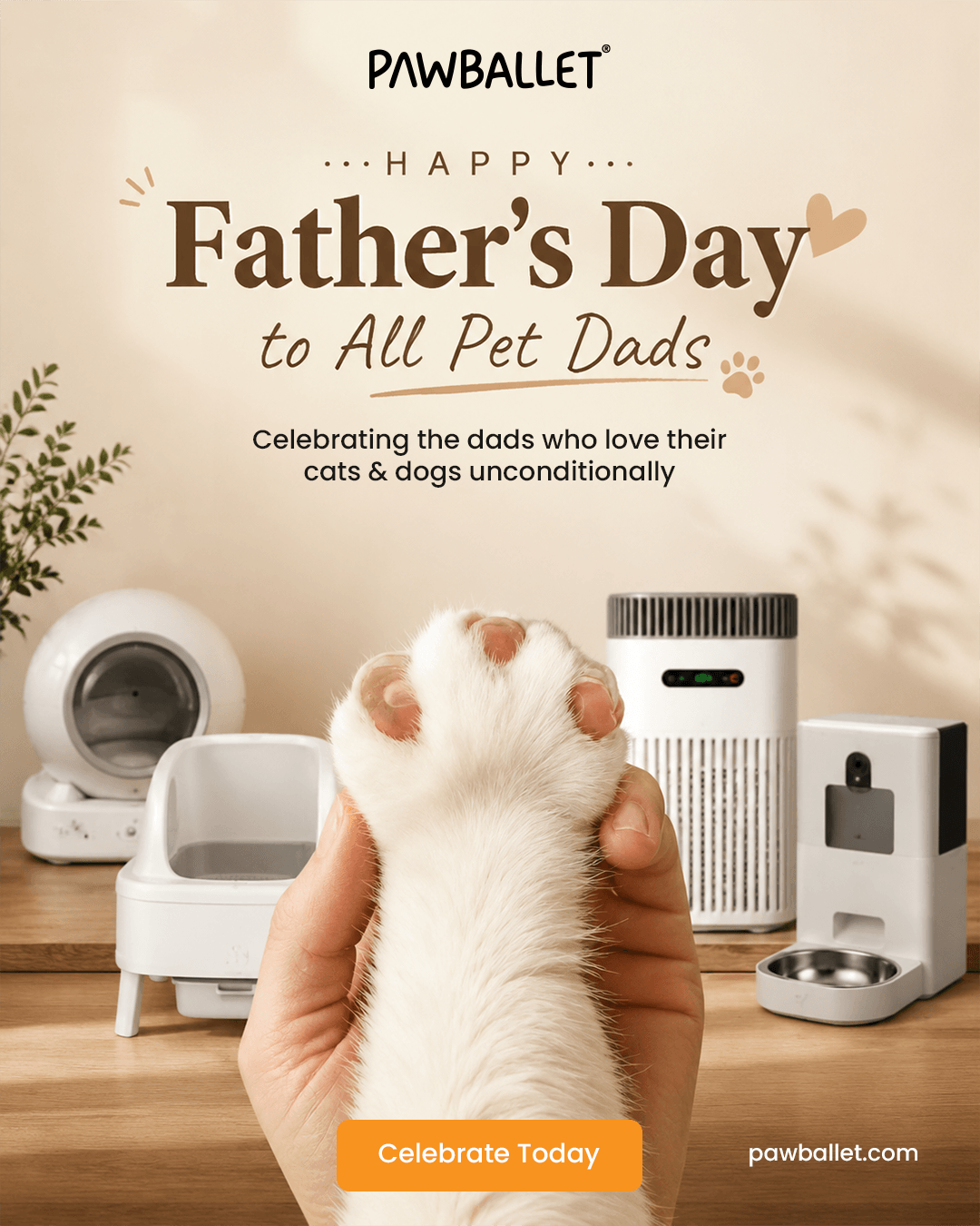Father's Day pet ad