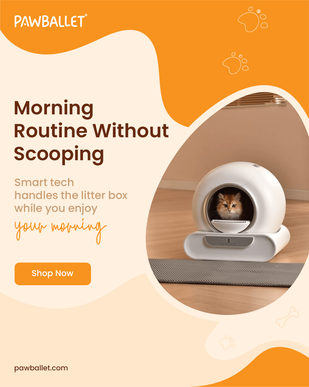 Automatic litter box promo