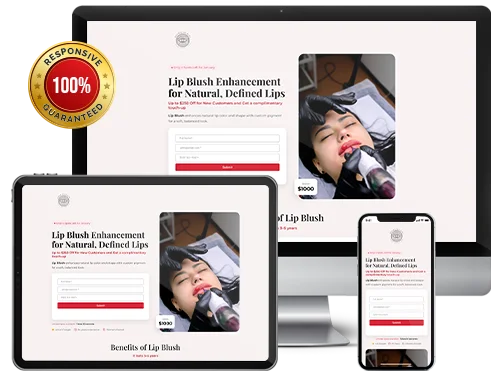Lip Blush Landing Page