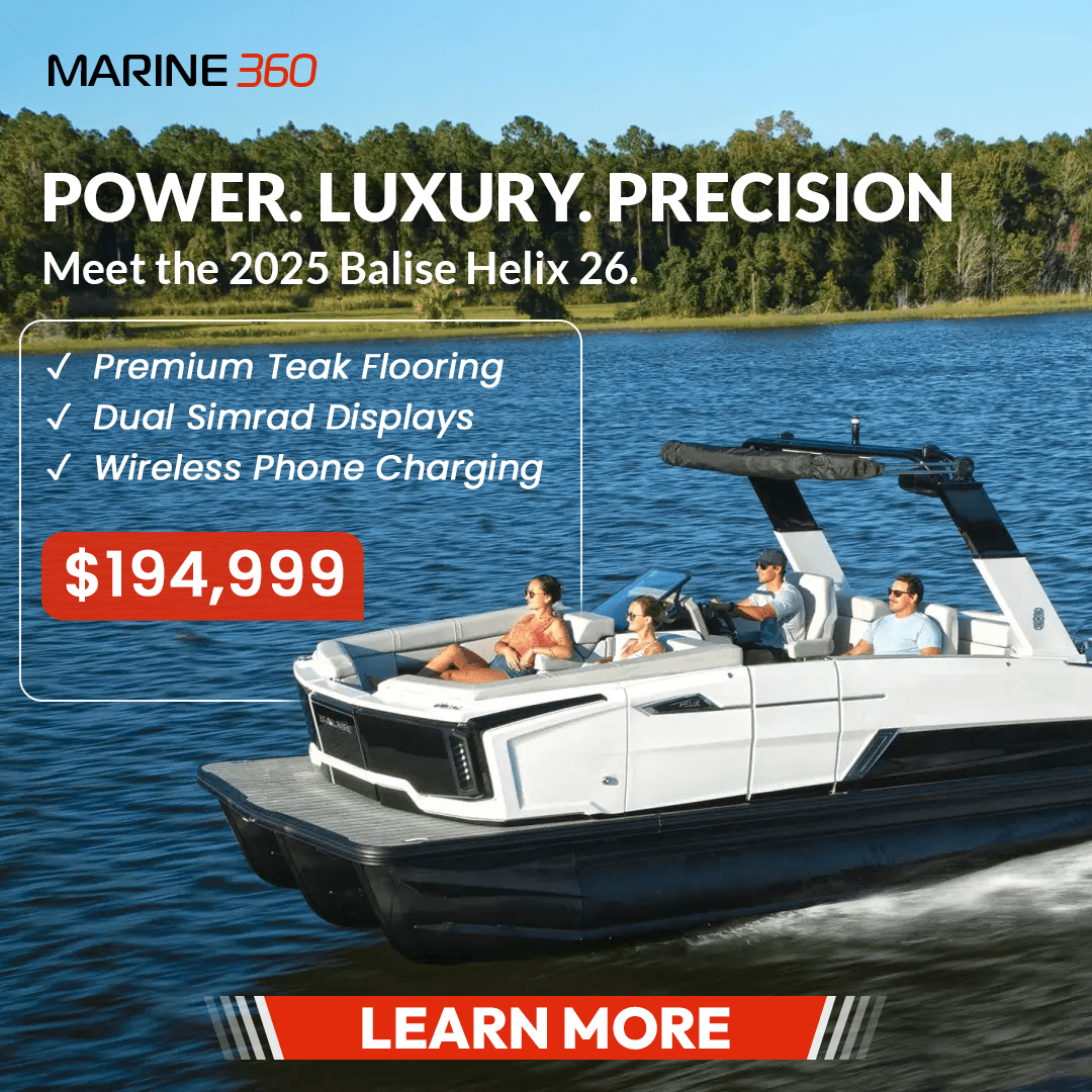 Balise Helix pontoon boat