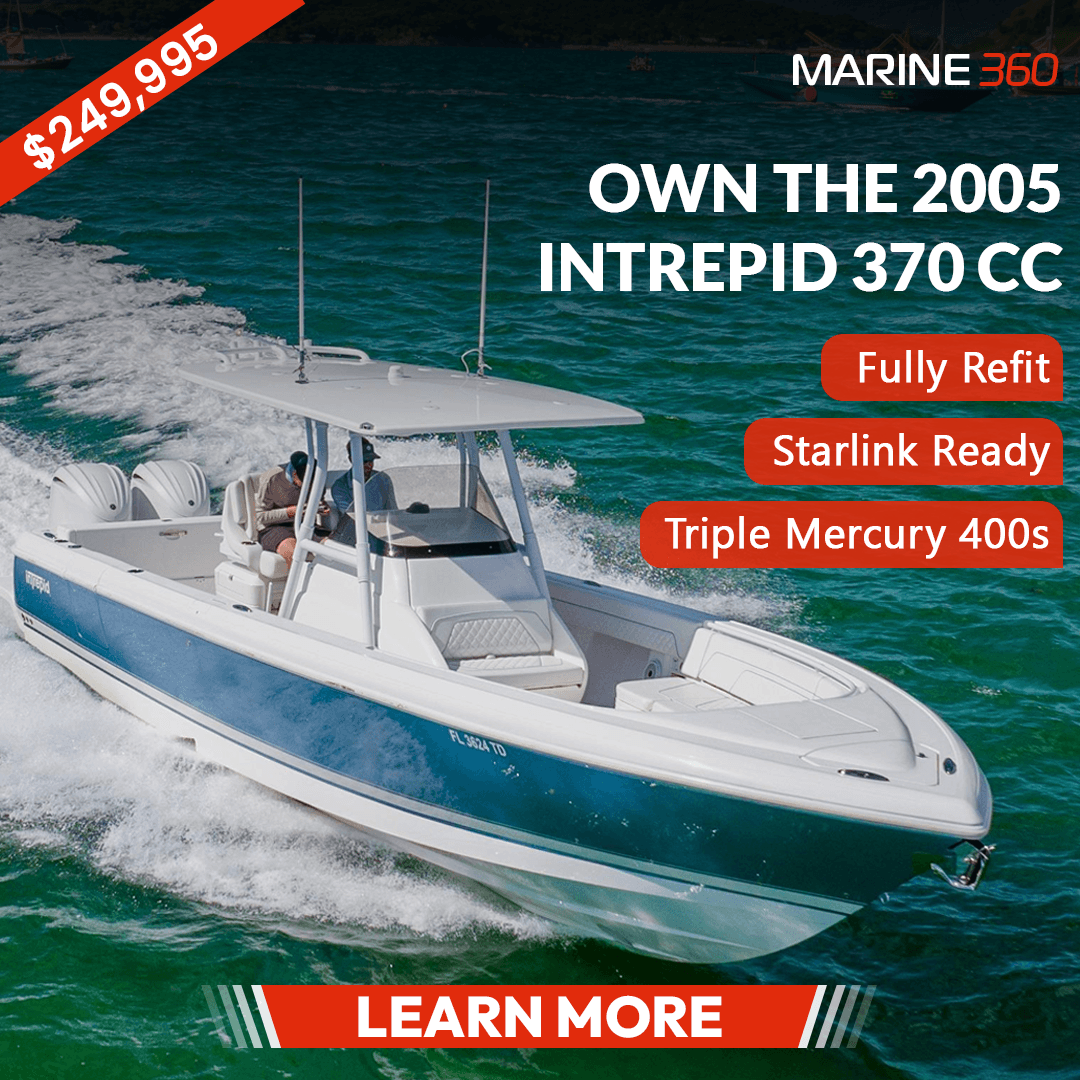 Intrepid center console boat