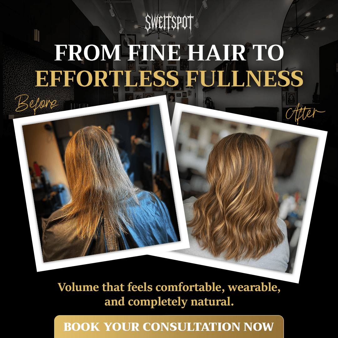 Hair color before after