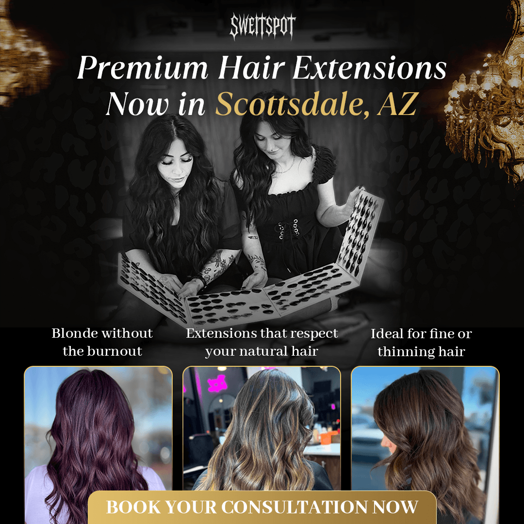 Hair extensions consultation