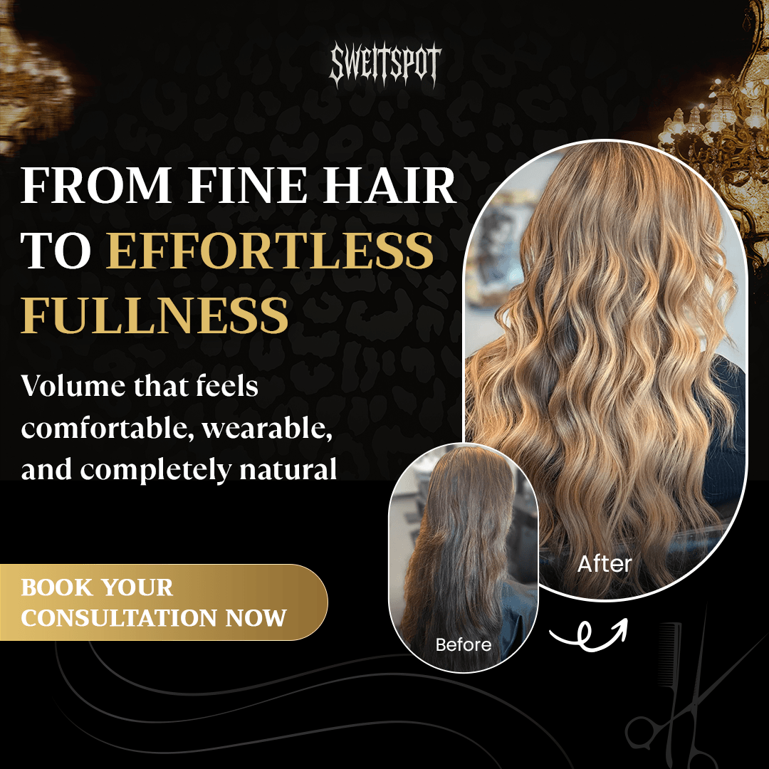 Fine hair volume transformation
