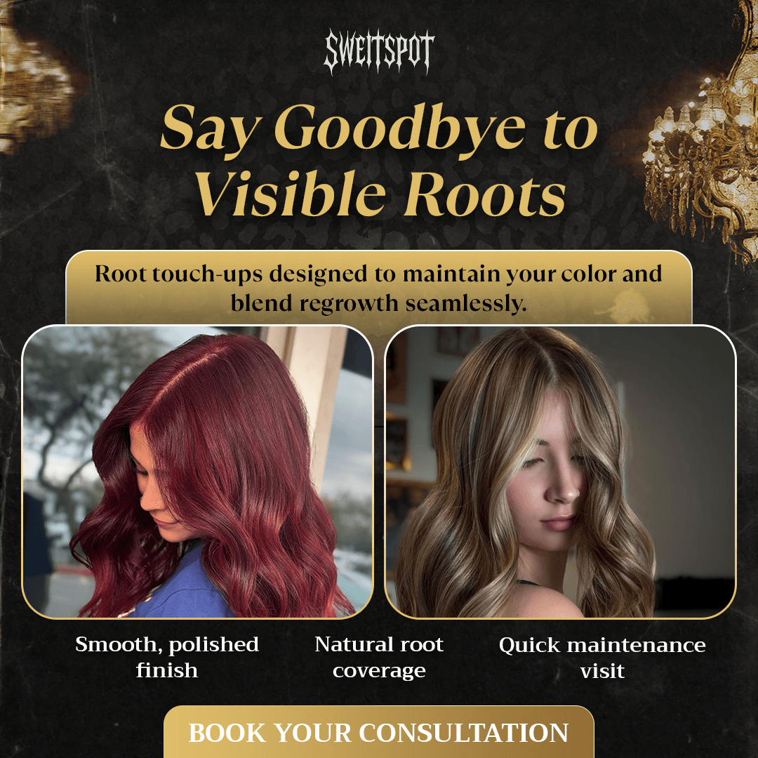 Root touch-up hair color